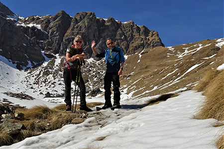 Valle e Passo di Salmurano con canalino per il Benigni in invernale-primaverile il 22 marzo 2019 - FOTOGALLERY